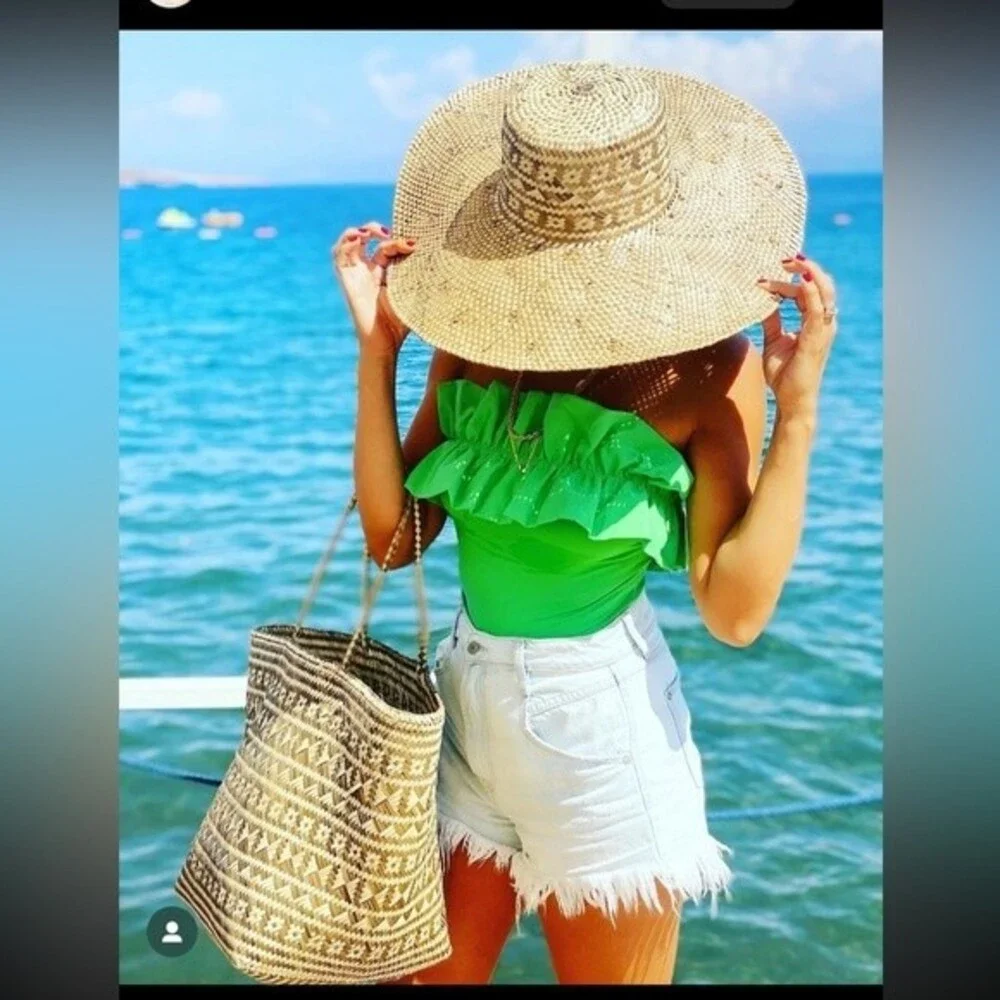 ZARA LARGE RUFFLE SWIMSUIT - Picture 3 of 6